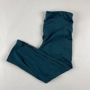 C9 Womens Leggings Green Pocket Vented Leg